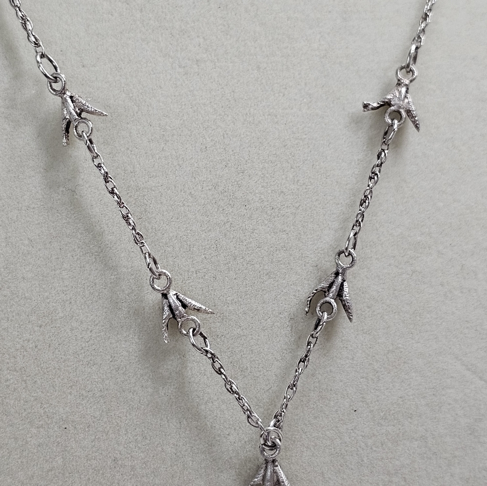 Vintage Sterling Silver Sand Dollar with Doves Necklace J&C FERRARA  RARE - Picture 3 of 12